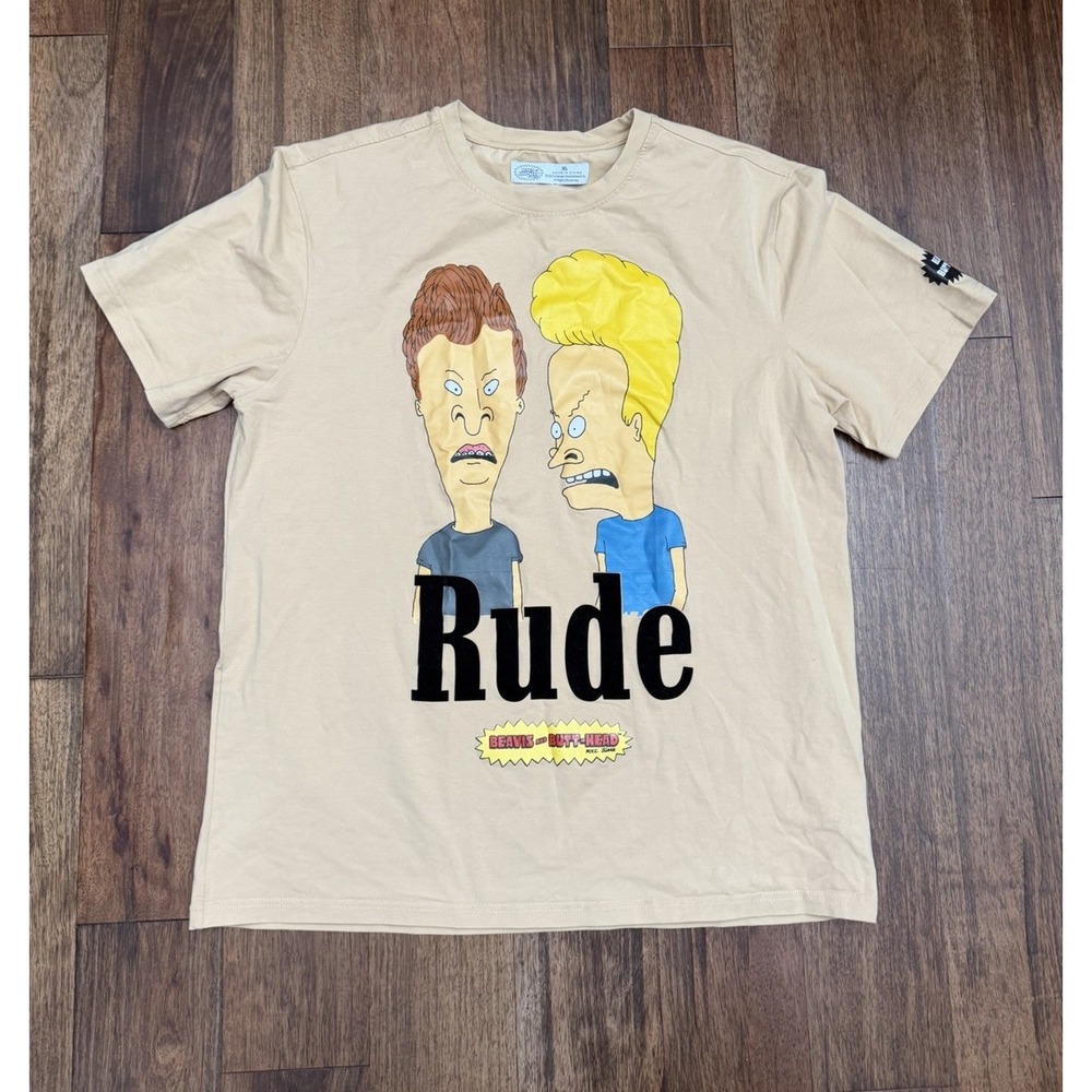 Beavis And Butthead Maxima RUDE T-shirt XL Khaki